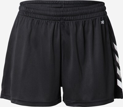 Hummel Sporthose 'POLY' in schwarz / weiß, Produktansicht