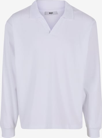 DEF Shirt 'Collar' in White: front