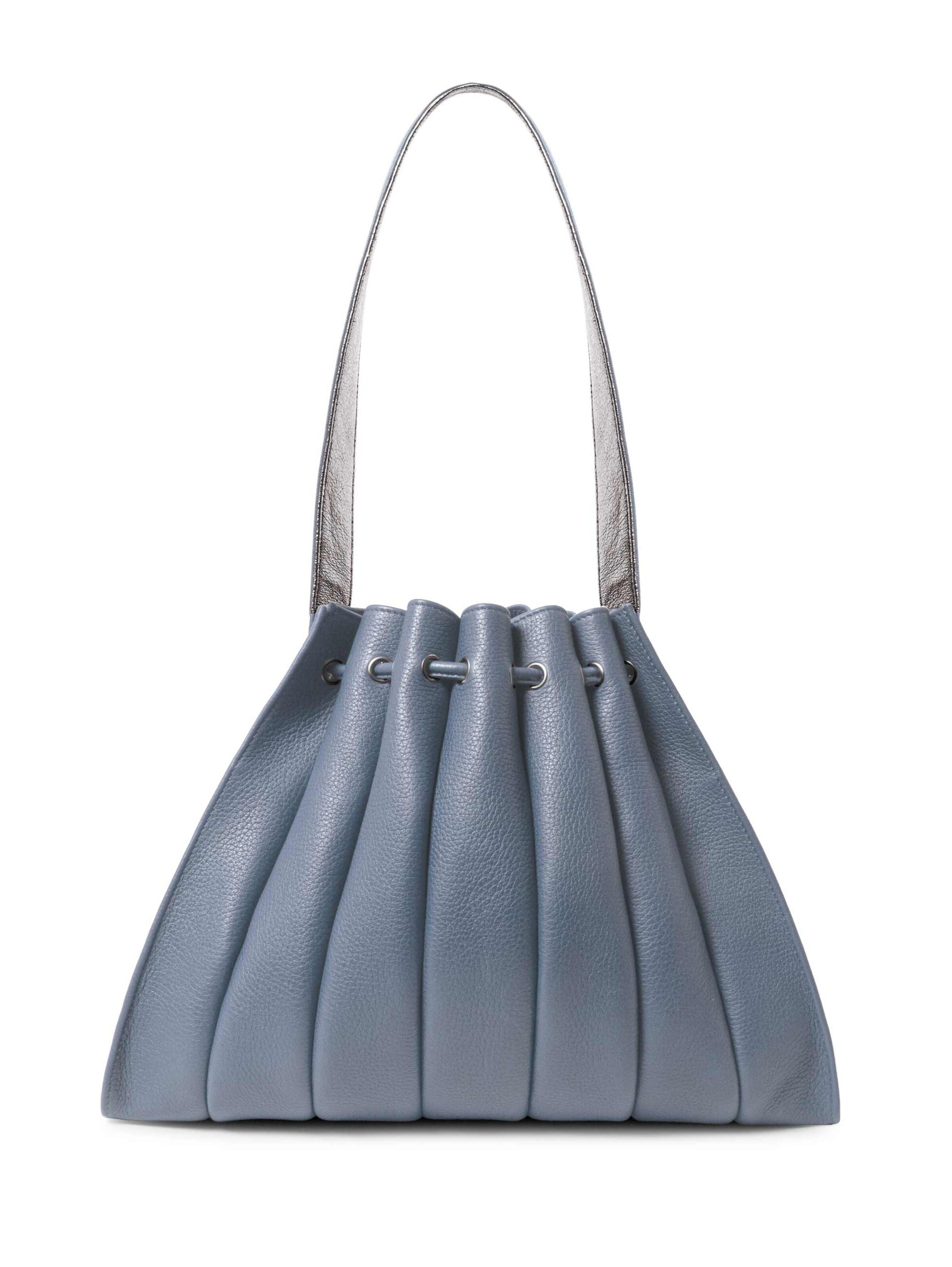 Gretchen Pouch in Blue: front