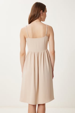 Happiness İstanbul Blousejurk in Beige