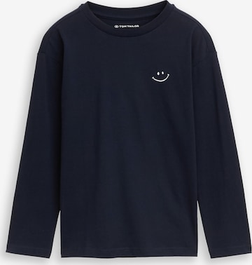 TOM TAILOR Shirt in Blue: front