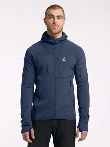 Haglöfs Athletic Fleece Jacket in Blue: front