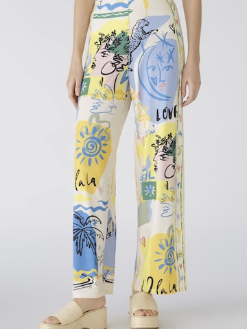 OUI Loose fit Pants in Yellow: front