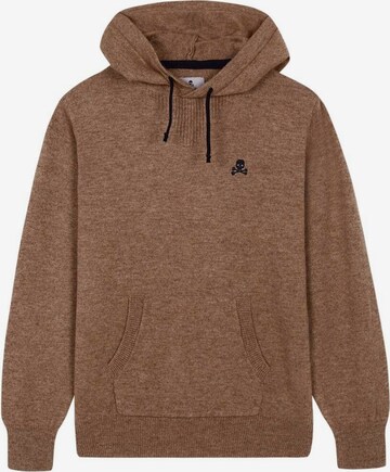 Scalpers Sweater in Brown: front