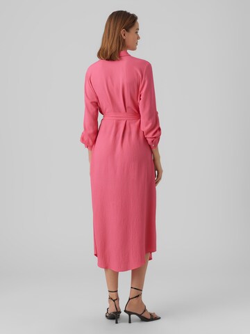 VERO MODA Shirt dress 'CATE' in Pink