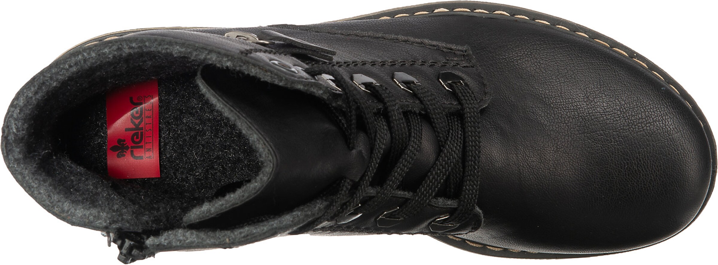 Rieker Veterlaarsjes in Zwart