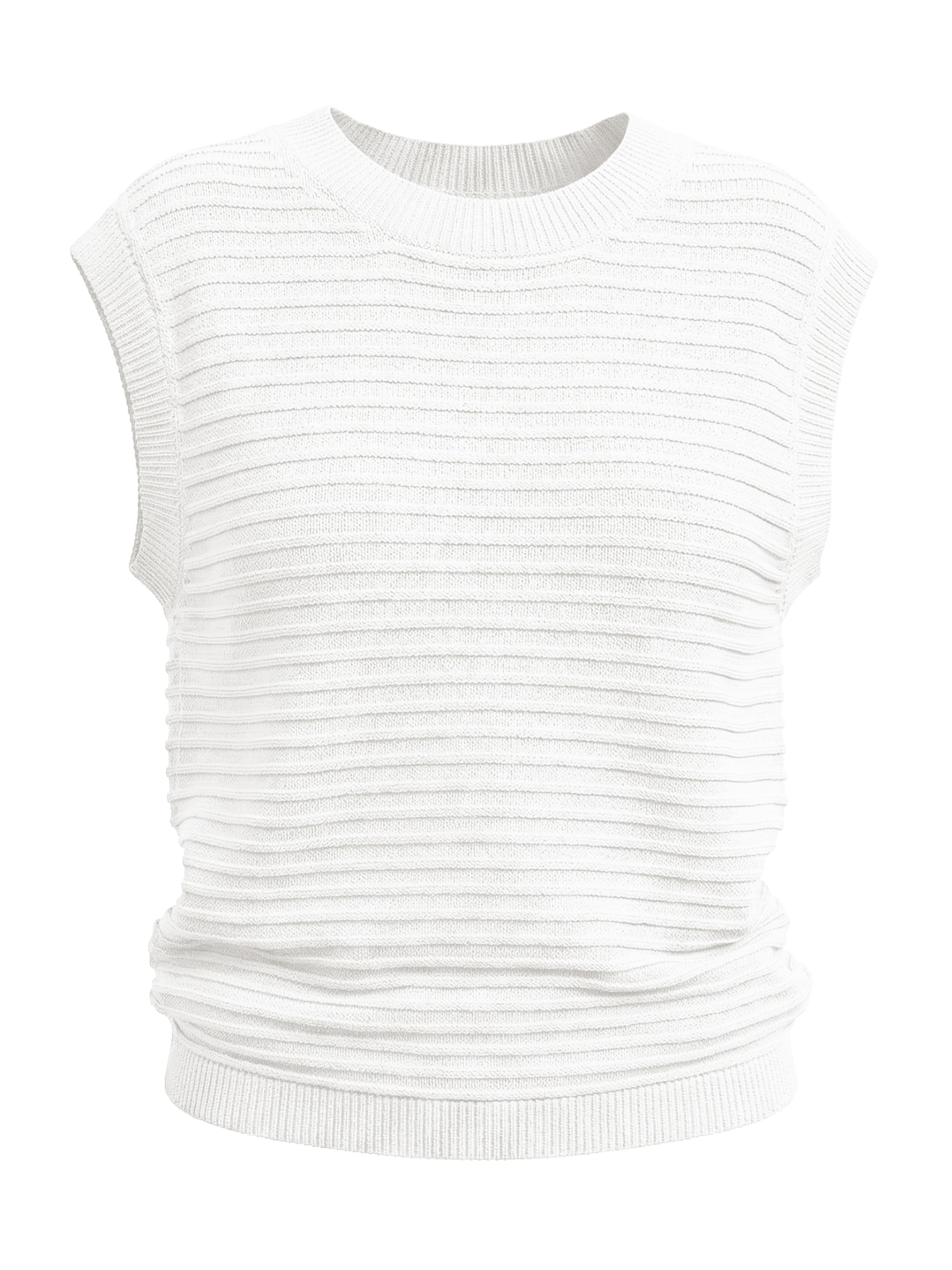 Imily Bela Пуловер в бяло: отпред