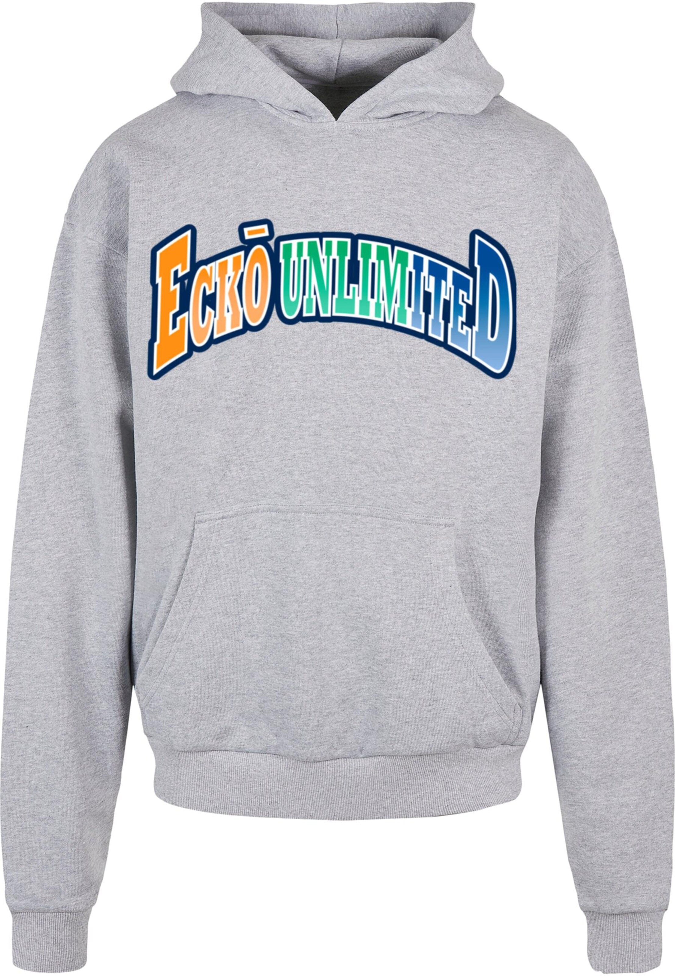 Ecko Unlimited Sweatshirt 'Gradient' in Grey: front
