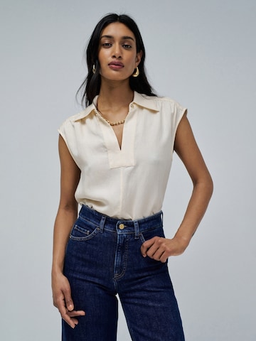Salsa Jeans Blouse in White: front