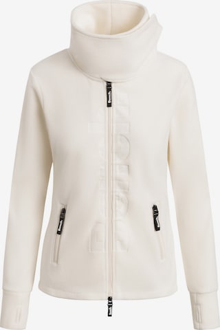 BENCH Fleece Jacket in White: front