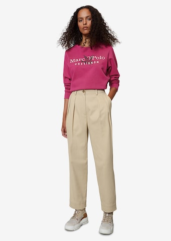 Marc O'Polo Loose fit Pleat-Front Pants in Beige