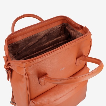 Sac à dos 'Uppsala Cuir' Jump en orange