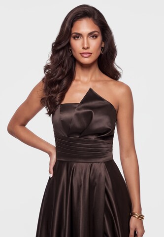 Ombre Evening dress in Brown