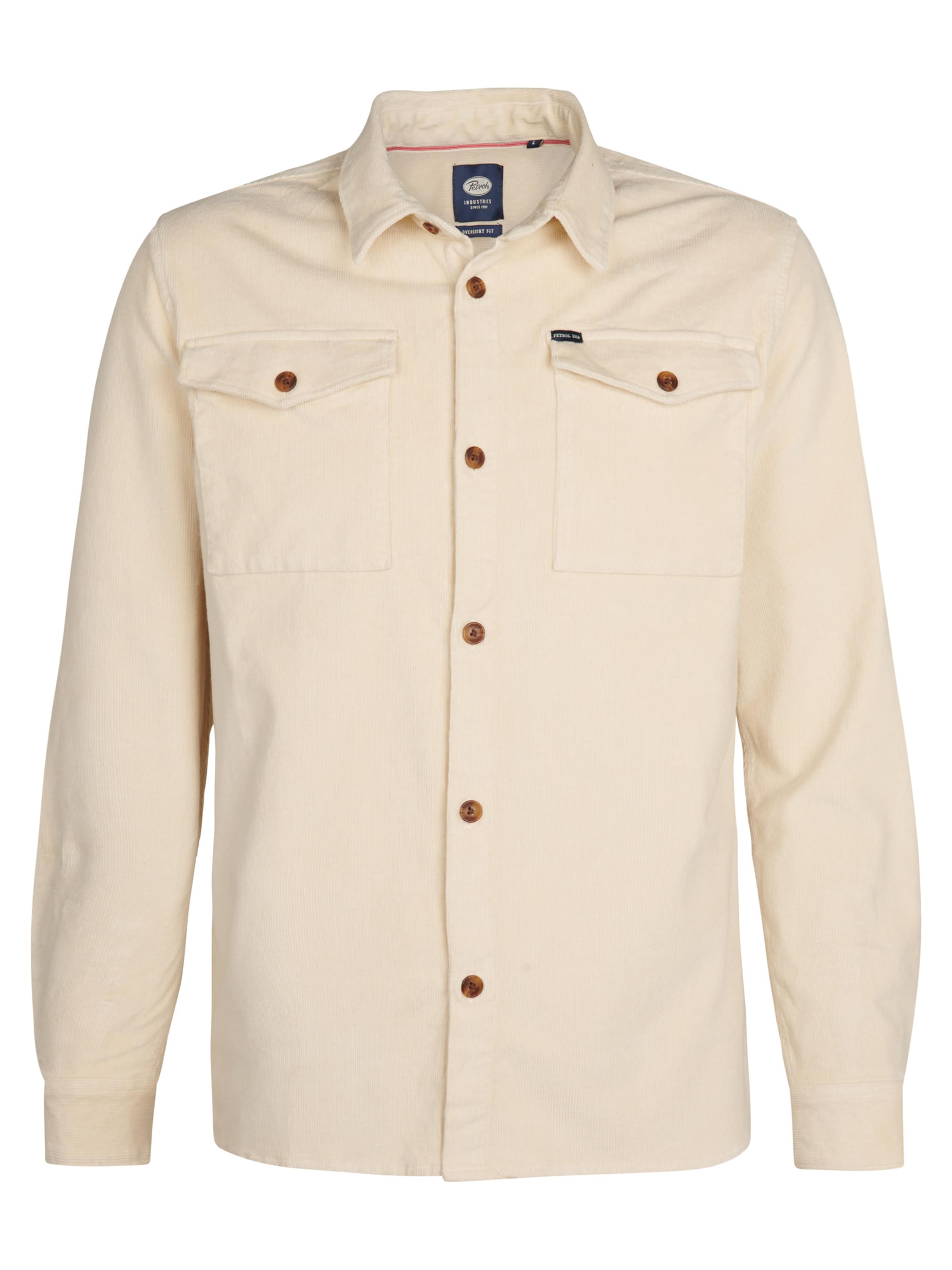 Coupe regular Chemise Petrol Industries en jaune : devant