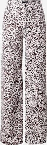 Marc CainWide Leg/ Široke nogavice Traperice - smeđa boja: prednji dio