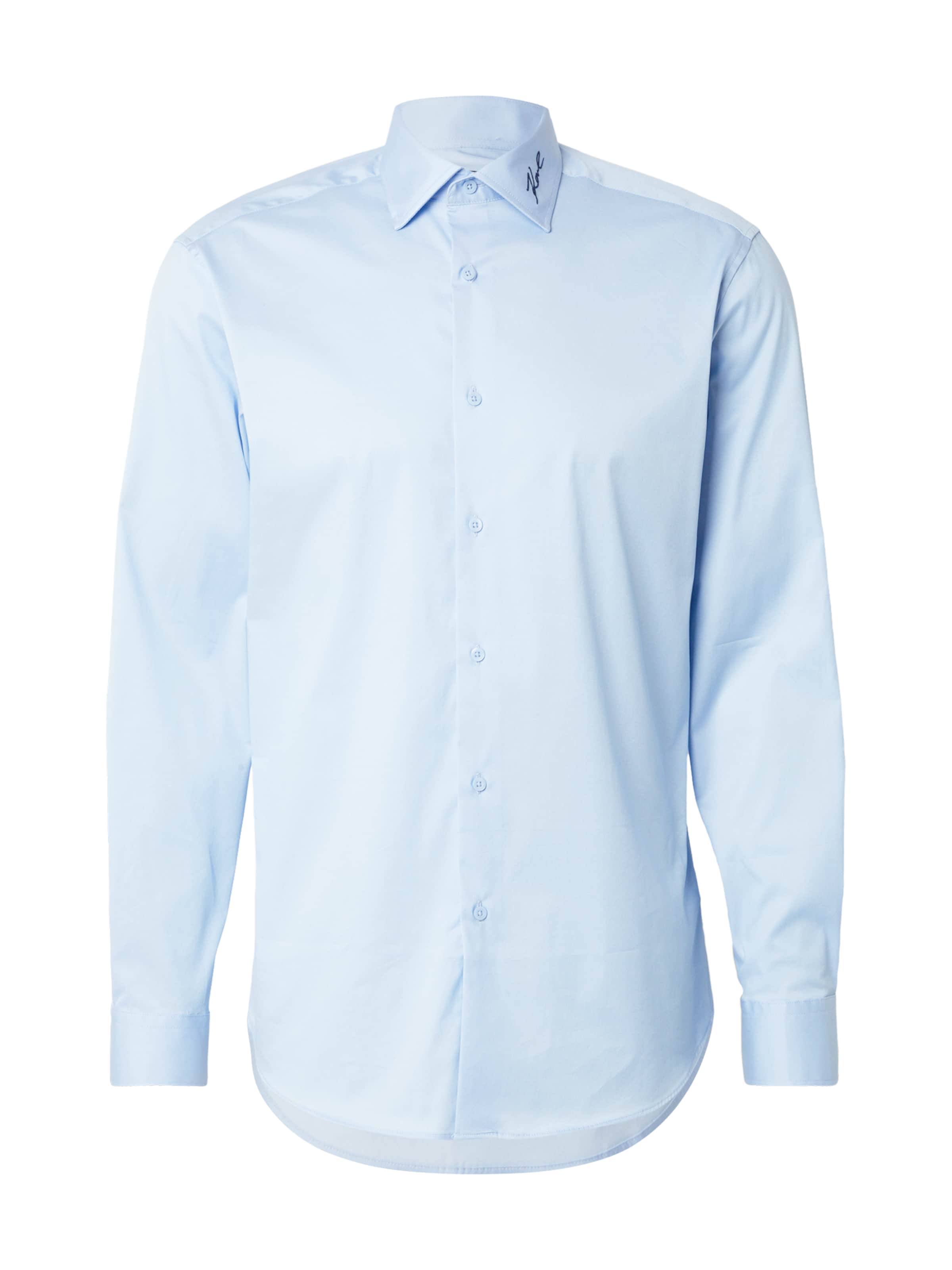 Karl Lagerfeld - Ajuste regular Camisa en azul: frente