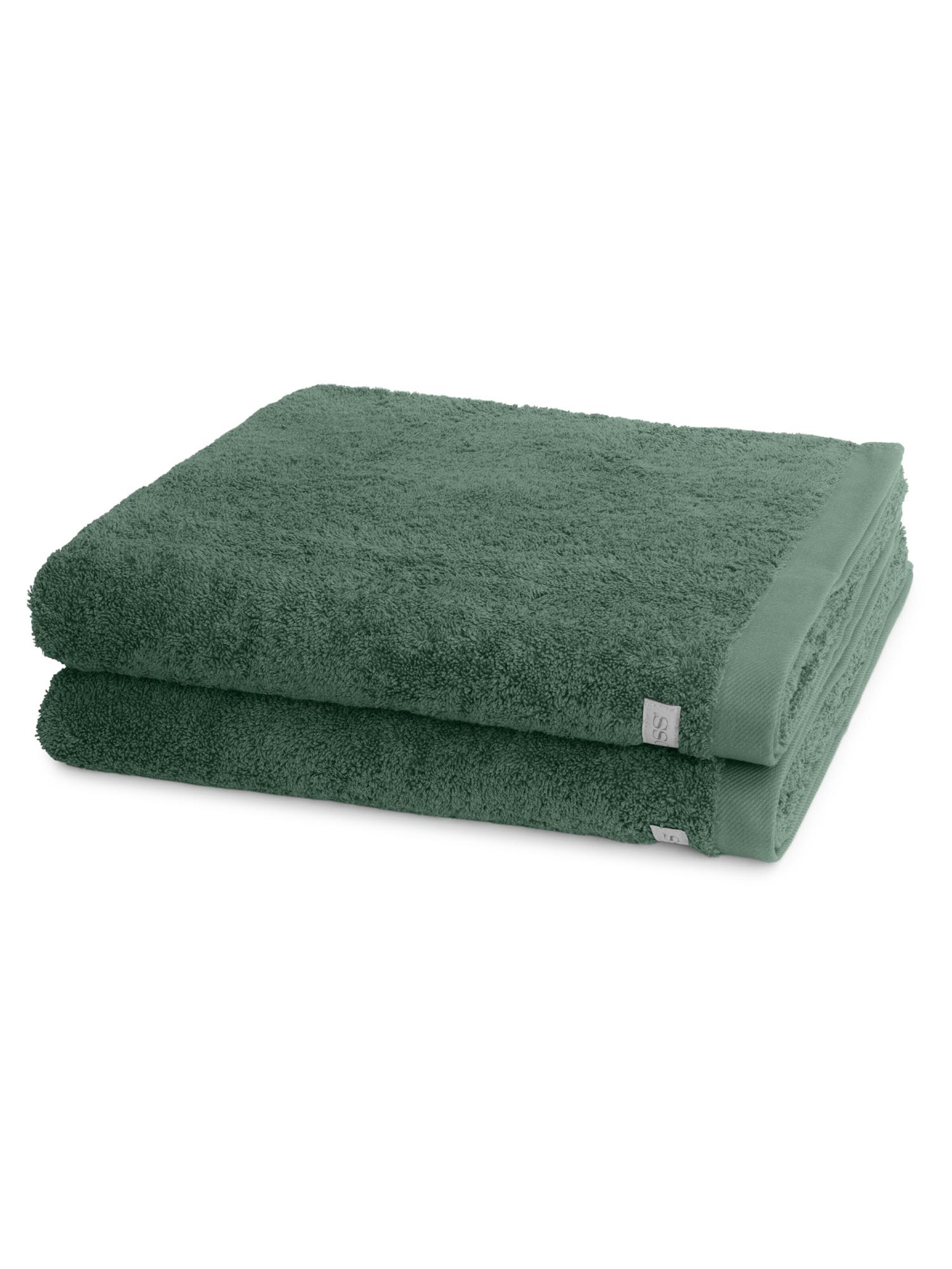 ROSS Towel 'Sinfonie' in Green: front
