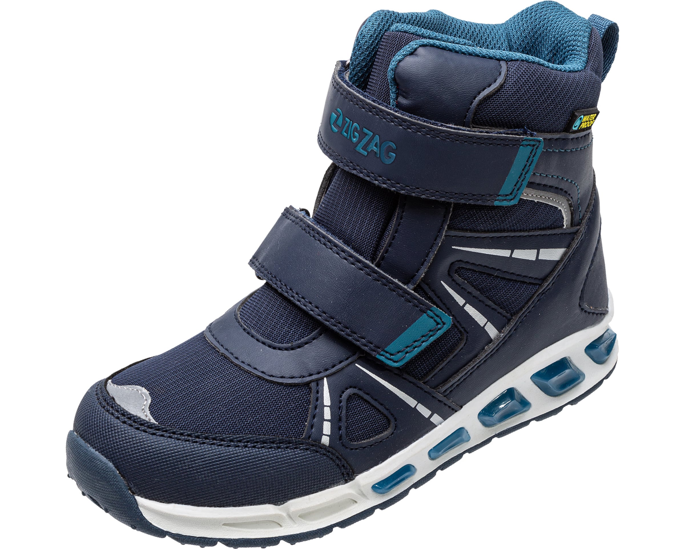 ZigZag Boot in Blue: front
