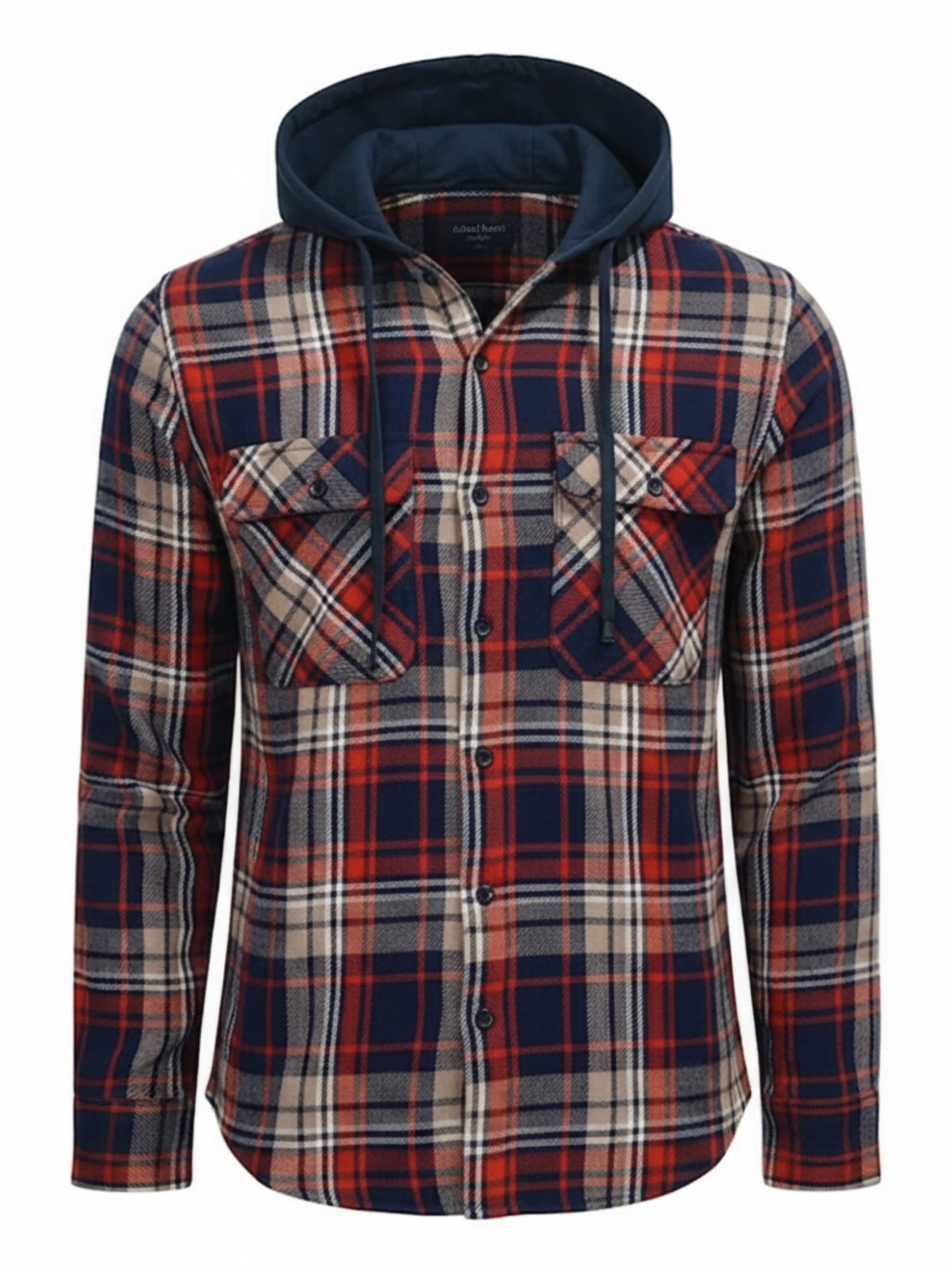 Regular fit Camicia di Radwa in rosso: frontale