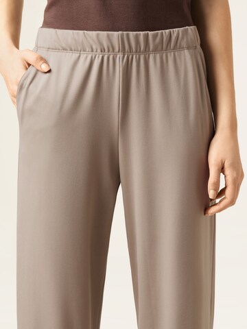 CALZEDONIA Wide leg Pants in Brown