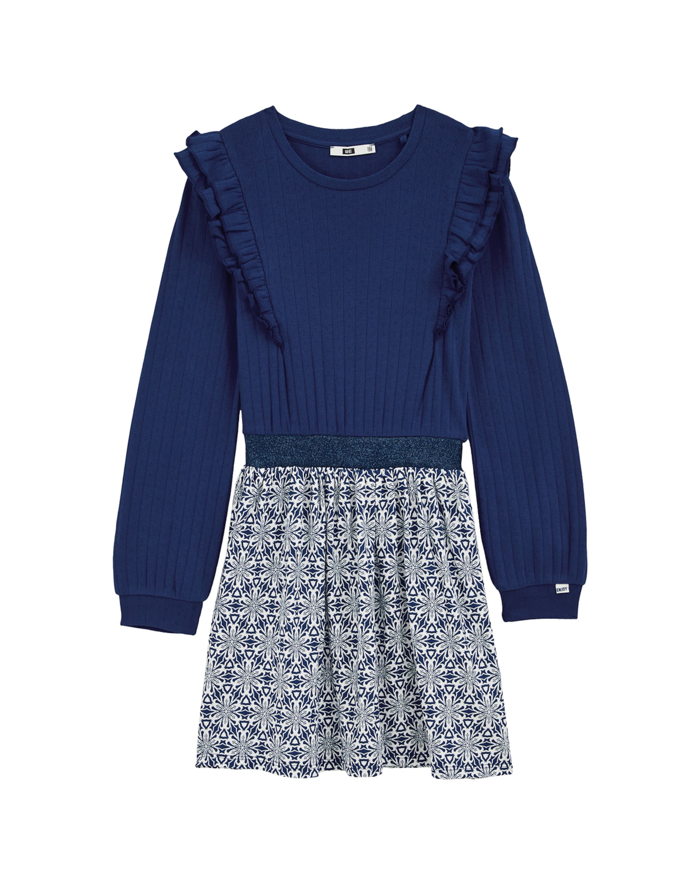 WE Fashion Рокля в синьо: отпред