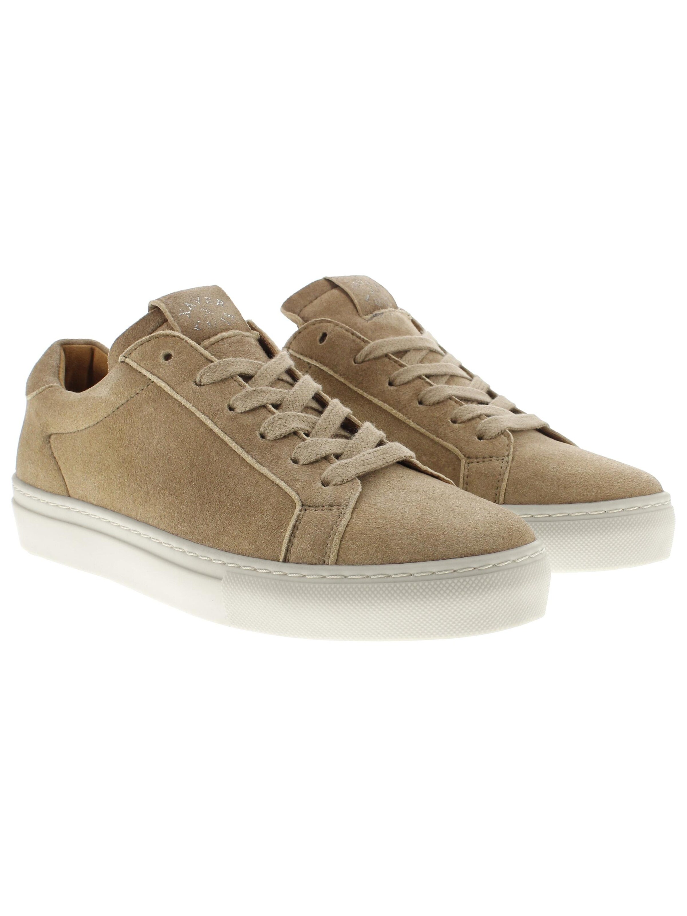 XAVER LUIS Schuhmanufaktur Sneakers 'MILA' in Beige: front