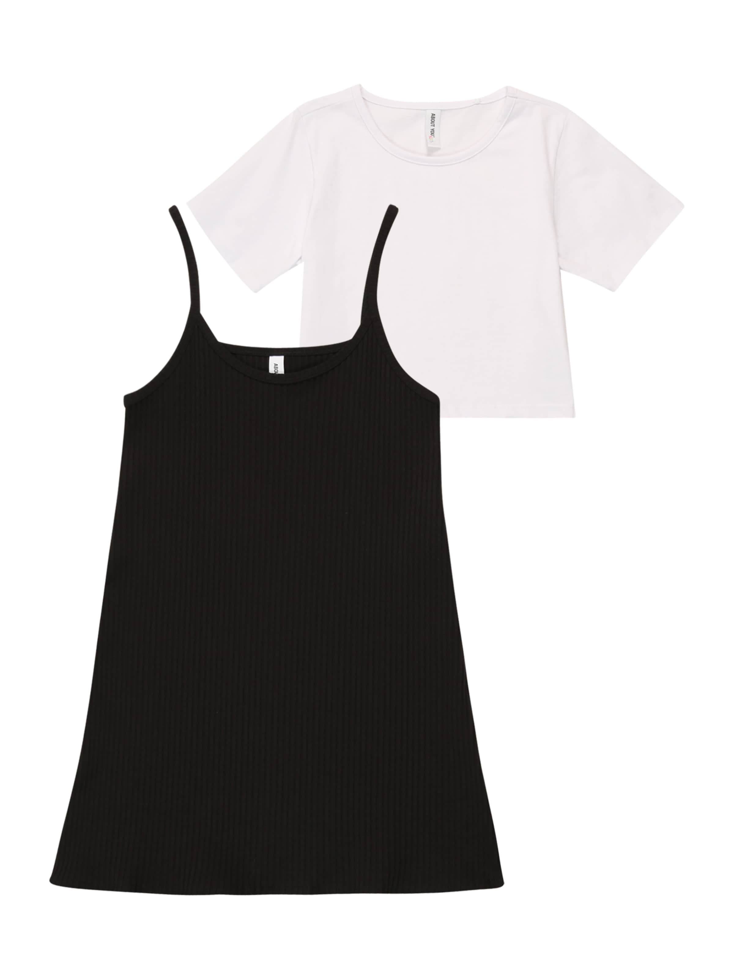 ABOUT YOU Set 'Leona' in Black: front