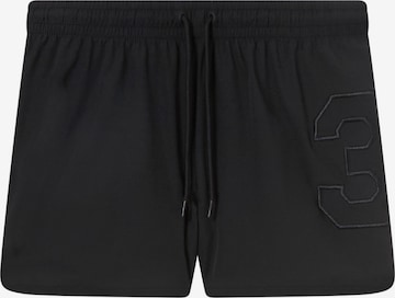 Regular Pantaloni sport de la Champion Authentic Athletic Apparel pe negru: față