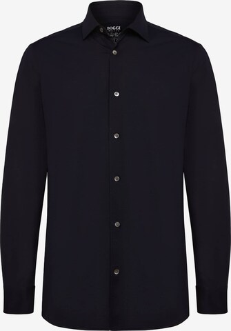 Boggi Milano Regular fit Button Up Shirt in Blue: front