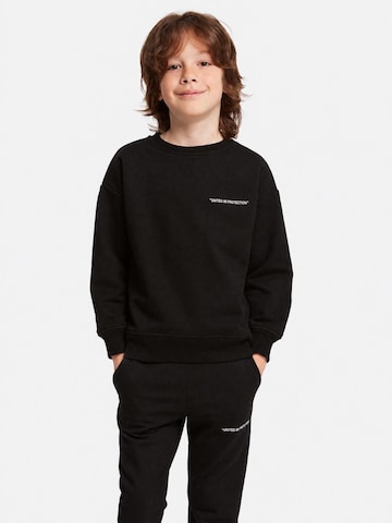 GrimelangeOdjeća za vježbanje 'GRIMELANGE Rundhals-Sweatshirt-Hosen-Set' - crna boja