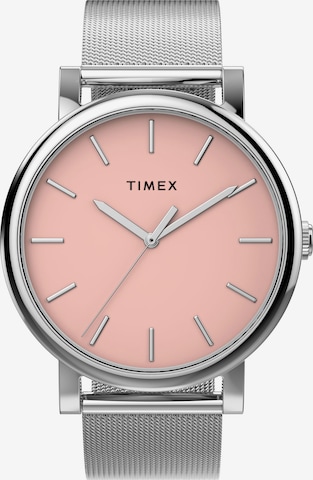 Montre à affichage analogique TIMEX en rose : devant