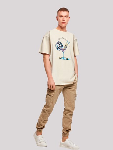 F4NT4STIC Shirt 'Après Ski Martini Winter Sport' in Beige