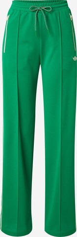 ADIDAS ORIGINALS Wide Leg Housut 'Adicolor 70S Montreal' värissä vihreä: edessä