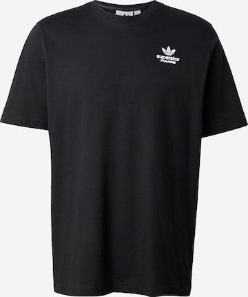 T-Shirt 'PARIS' ADIDAS ORIGINALS en noir : devant