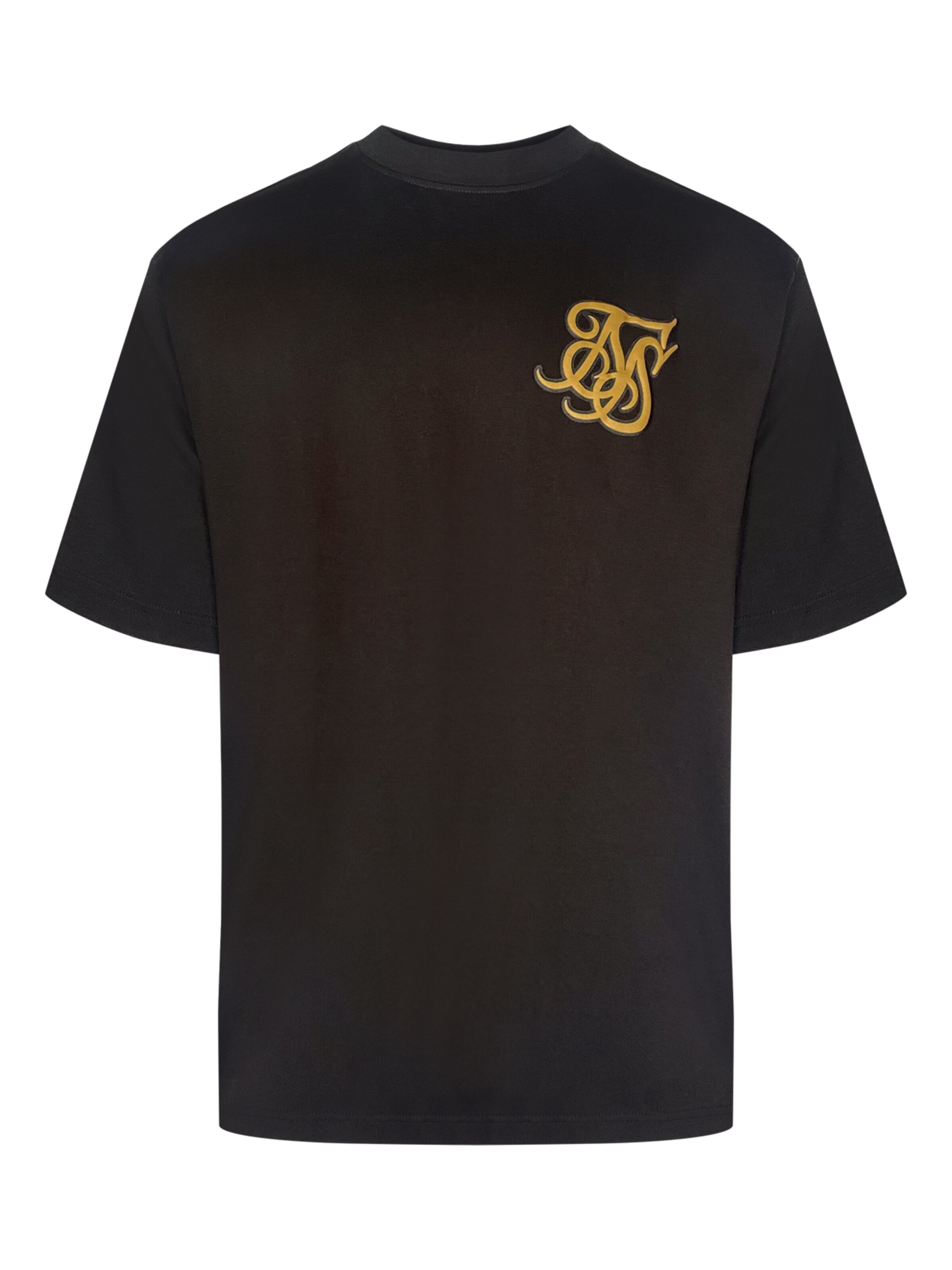SikSilk Shirt in Black: front
