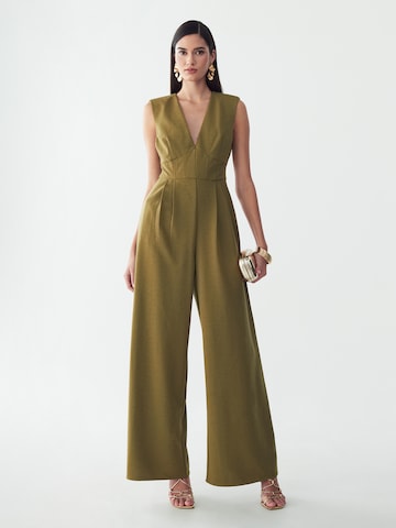 Tuta jumpsuit 'Aurora' di St MRLO in verde: frontale