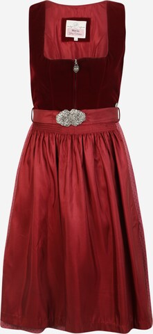 MARJO Dirndl in Red: front