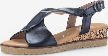 GABOR Sandals in Blue: front