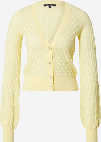 King Louie Knit cardigan 'Cardi' in Yellow: front
