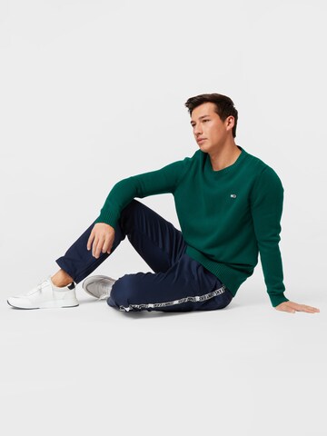 Tommy Jeans Trui 'Essential' in Groen