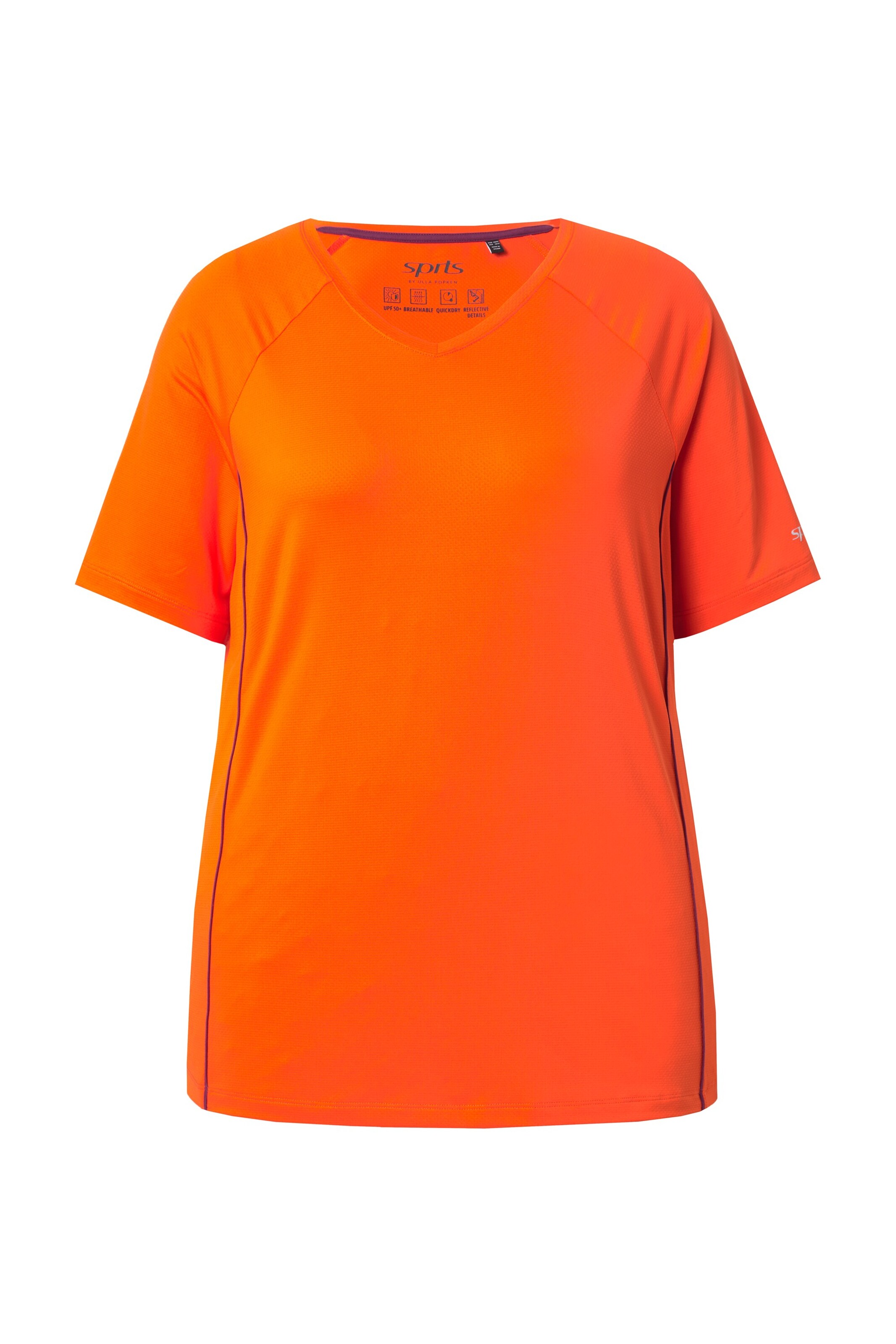 Ulla Popken Shirt in Orange: Vorderseite