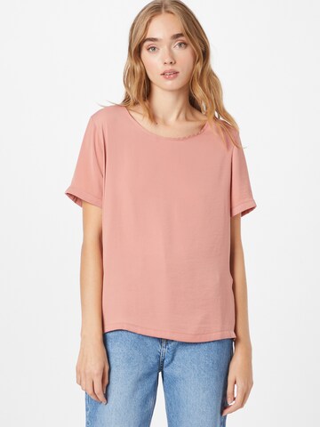 Camicia da donna 'MELLI' di VILA in rosa: frontale
