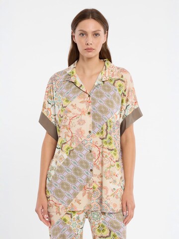 Ana Alcazar Blouse 'Dorellu' in Bruin: voorkant