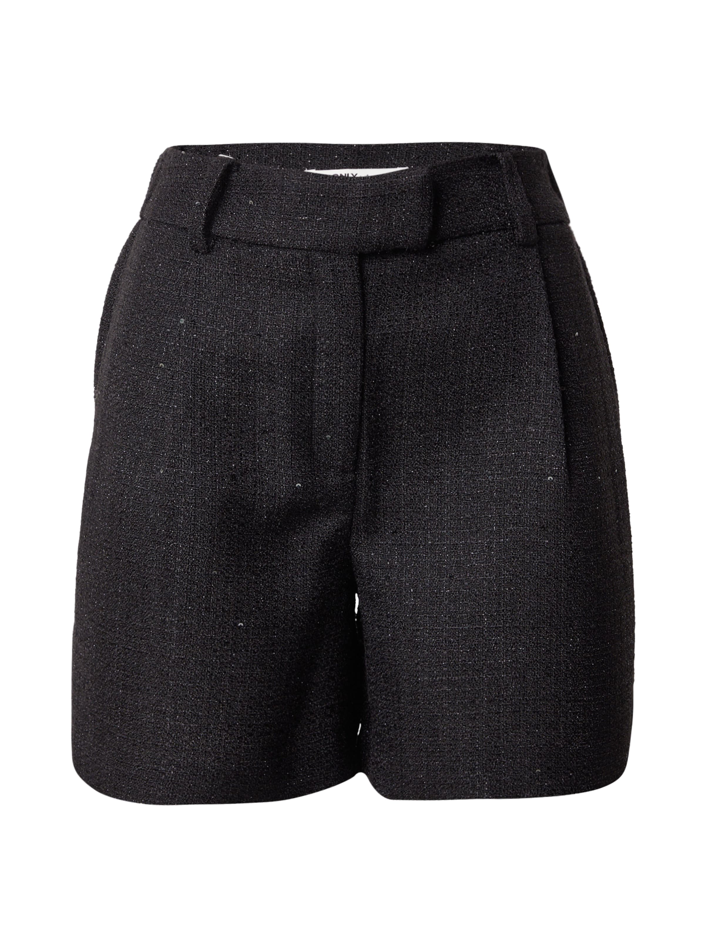 ONLY Regular Veckad byxa 'ONLINDA' i svart: framsida