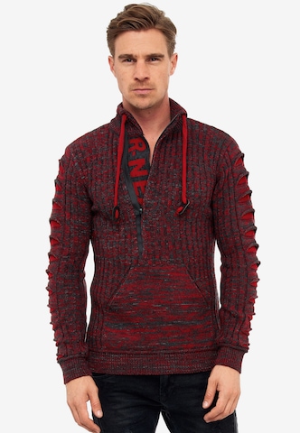 Rusty Neal Sweater in Red: front