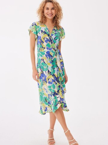 Blue Shadow Dress in Green