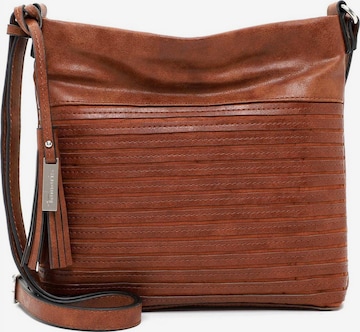 TAMARIS Crossbody Bag 'Liane' in Brown: front