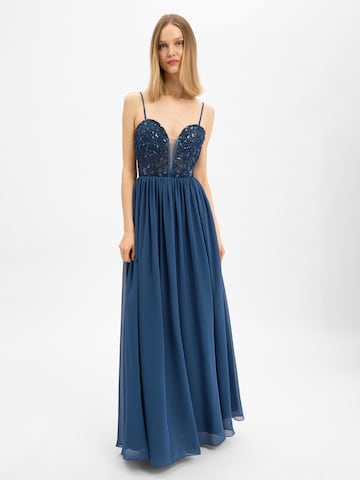 Laona Kleid in Blau: Vorderseite