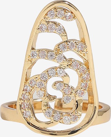 SOHI Ring in Gold: front