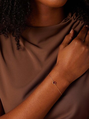 Bracelet 'Geburtsstein' Lucardi en or : devant
